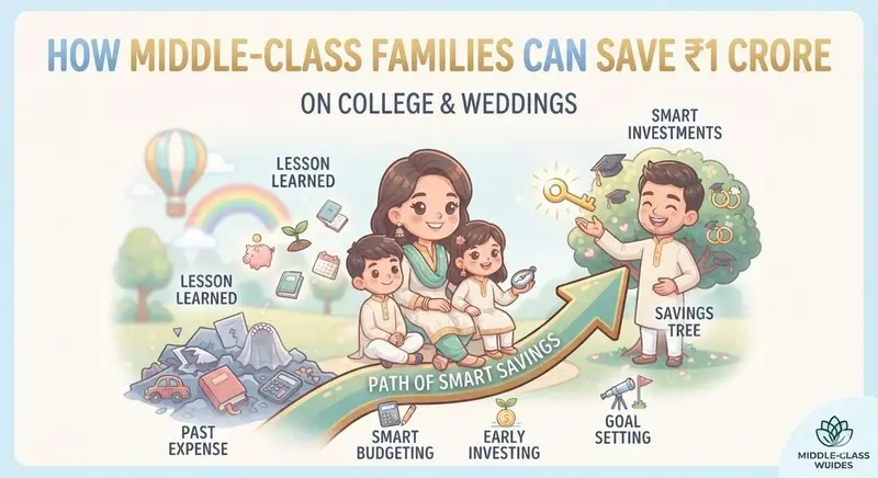 Financial chart illustrating middle class capital preservation and compounding